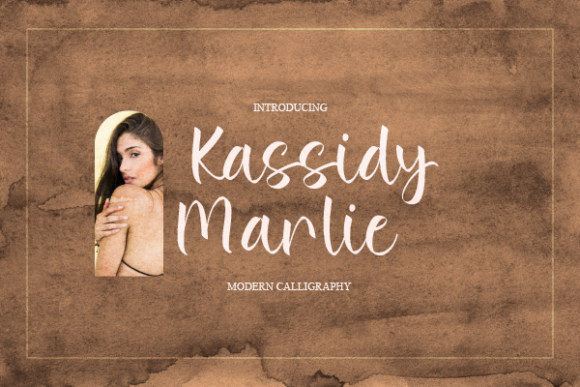 Kassidy Marlie Font Poster 1