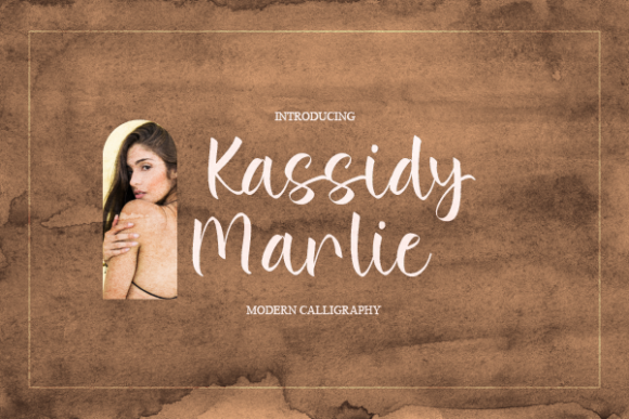 Kassidy Marlie Font Kassidy Marlie Font Poster 1