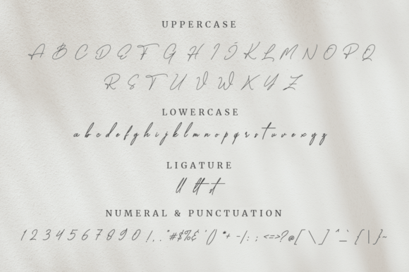 Kasthing Letter Font Poster 8