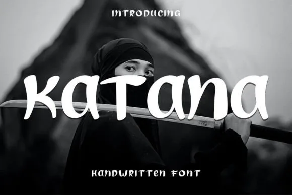 Katana Font Katana Font Poster 1
