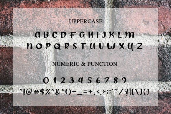 Katana Font Poster 5