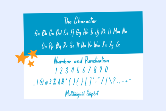 Kate Blues Font Poster 6