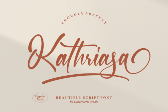 Kathriasa Font Poster 1