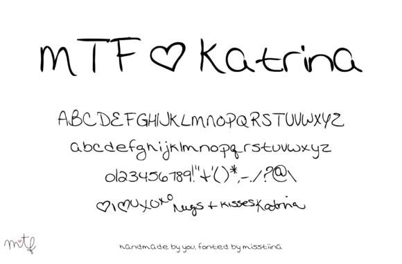 Katrina Font Poster 1