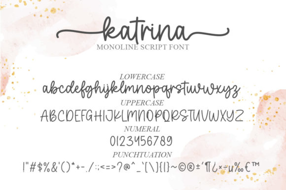 Katrina Font Poster 6