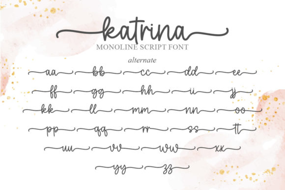 Katrina Font Poster 7