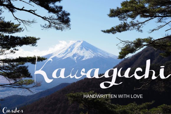 Kawaguchi Font Poster 1