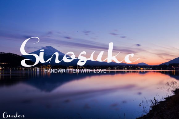 Kawaguchi Font Poster 2