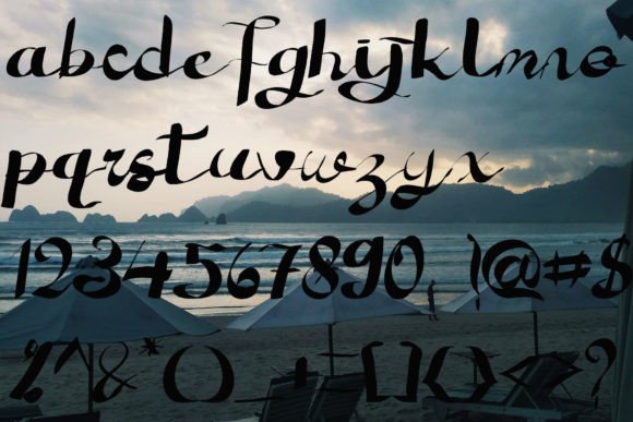 Kawaguchi Font Poster 7