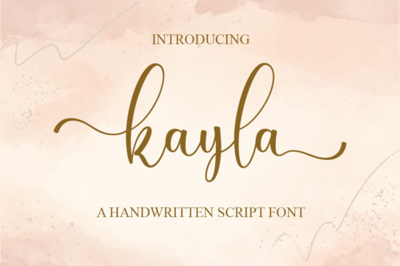 Kayla Font Poster 1