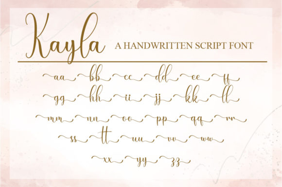 Kayla Font Poster 7