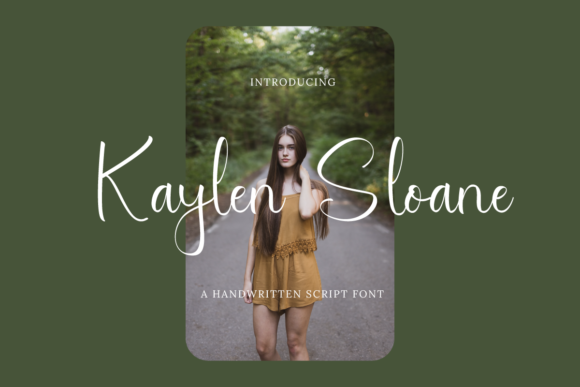 Kaylen Sloane Font Poster 1