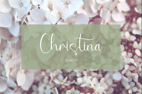 Kaylen Sloane Font Poster 3