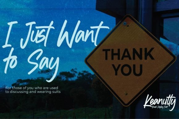 Keanutty Font Poster 8