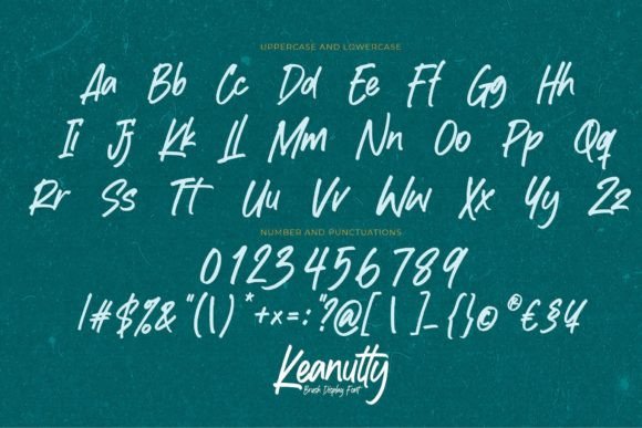Keanutty Font Poster 9
