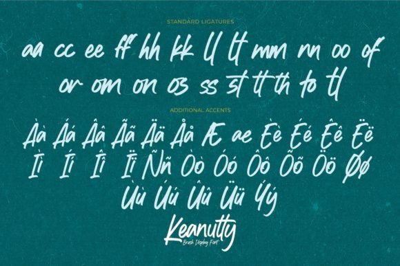 Keanutty Font Poster 10