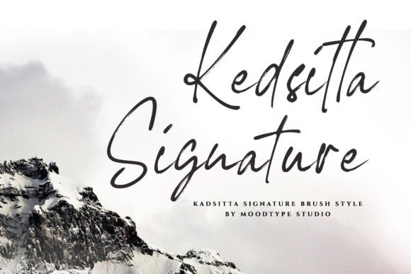 Kedsitta Signature Font Poster 1