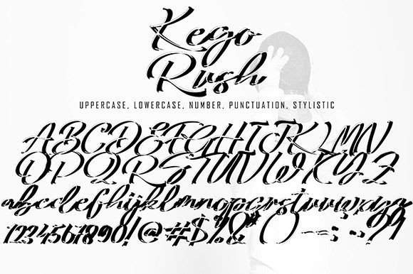 Kego Rush Font Poster 9