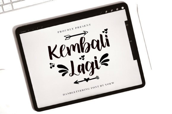 Kembali Lagi Font