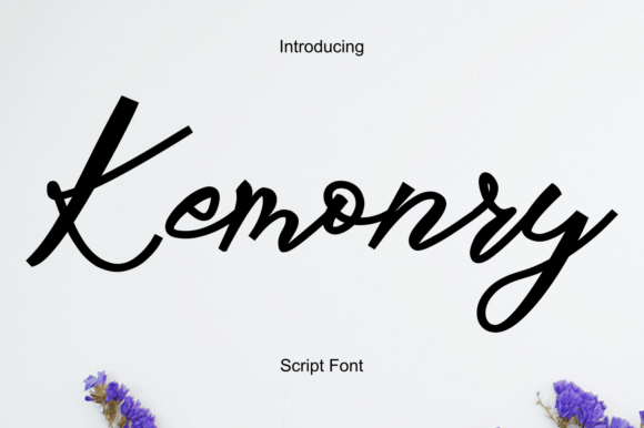 Kemonry Font Poster 1