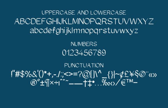 Kenelm Font Poster 2