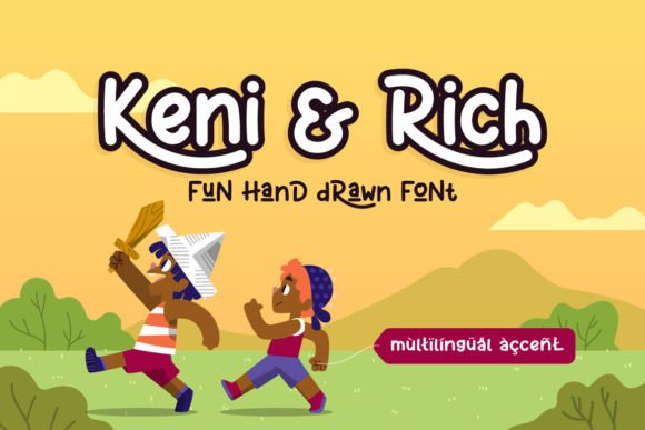 Keni and Rich Font Poster 1