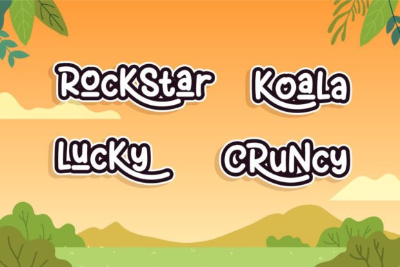 Keni and Rich Font Poster 4