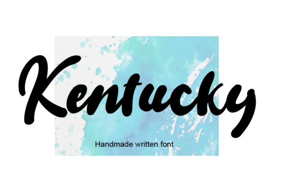 Kentucky Font Poster 1