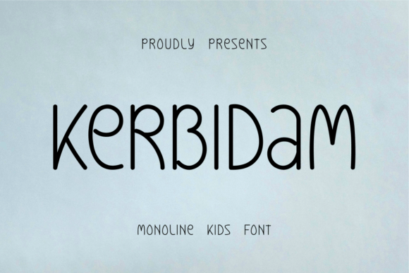 Kerbidam Font Poster 1