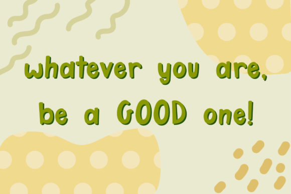 Key Lime Font Poster 6