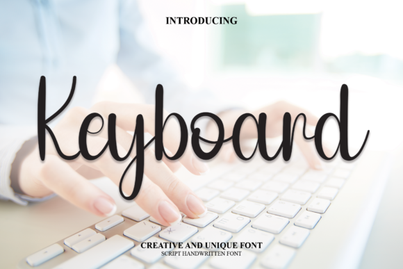 Keyboard Font Poster 1