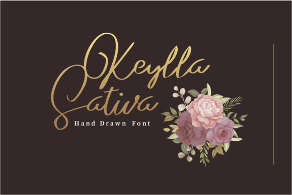Keylla Sativa Font Keylla Sativa Font Poster 1