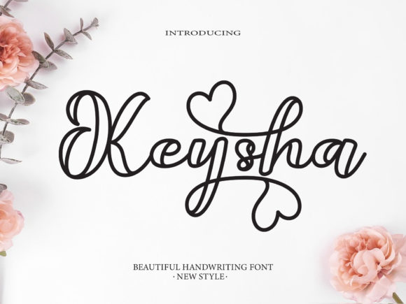 Keysha Font Poster 1