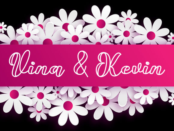 Keysha Font Poster 4