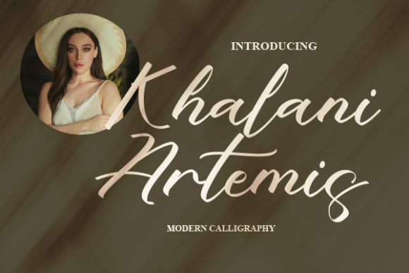 Khalani Artemis Font Poster 1