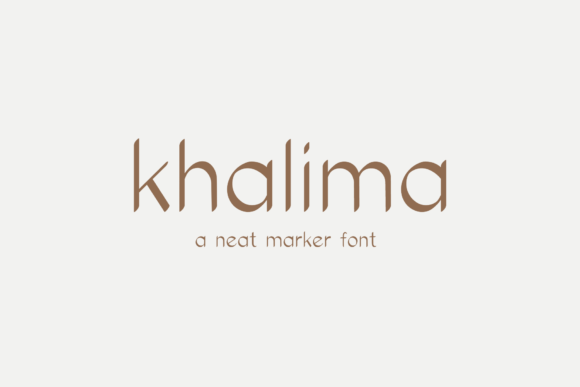 Khalima Font Poster 1