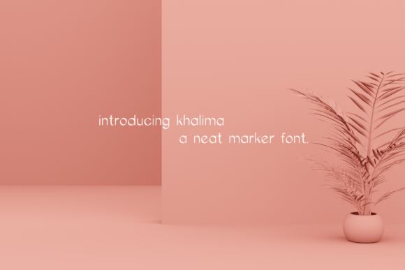 Khalima Font Poster 2