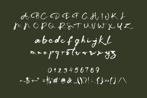 Kiarra Tina Font Poster 2