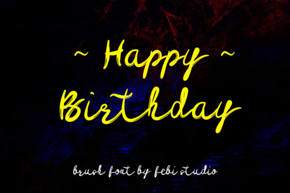 Kick Point Brush Font Poster 7