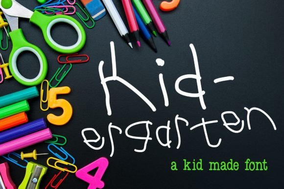 Kid-ergarten Font