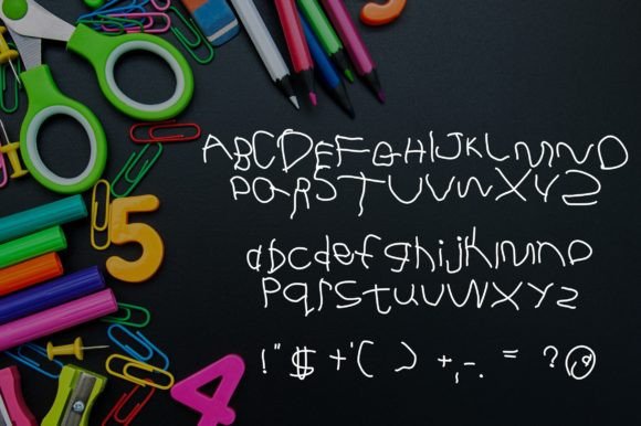 Kid-ergarten Font Poster 2