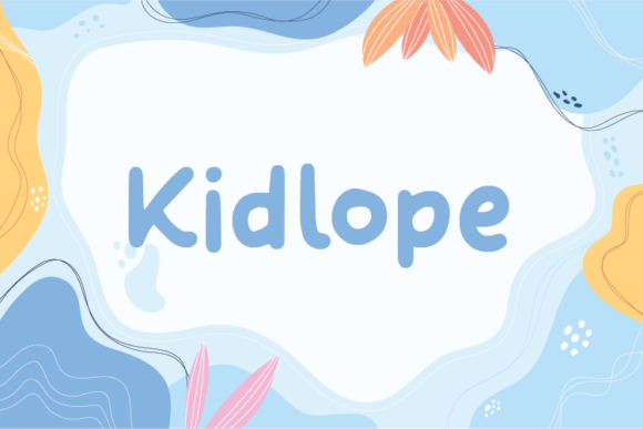 Kidlope Font Poster 1
