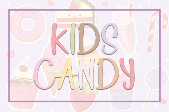 Kids Candy Font Poster 1