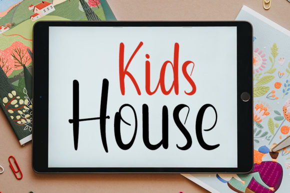 Kids House Font Poster 1