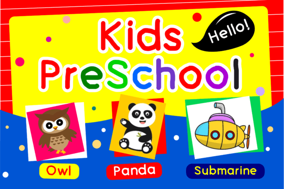 Kids Preschool Font