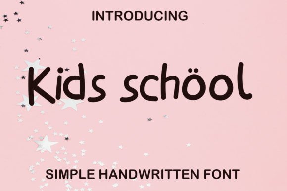 Kids School Font