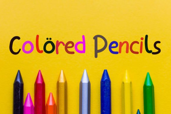 Kids School Font Poster 3
