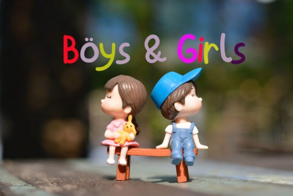 Kids School Font Poster 4