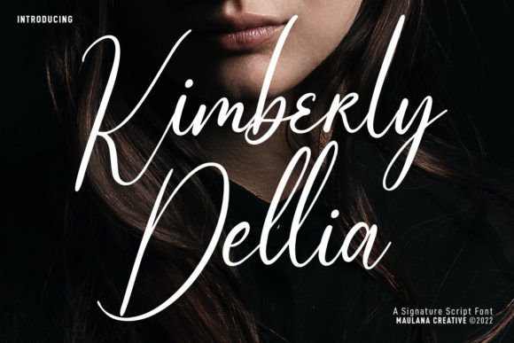 Kimberly Dellia Font Poster 1