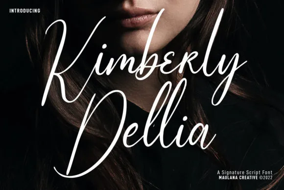 Kimberly Dellia Font Kimberly Dellia Font Poster 1